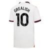 Camisola Manchester City Grealish 10 Homen Equipamento 2ª 23/24